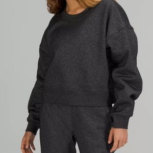 Lululemon Perfectly Oversized Cropped Crew Spark